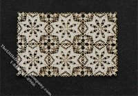 (image for) Miniature Full Scale Rectangular Laser Cut Doily for Dollhouses