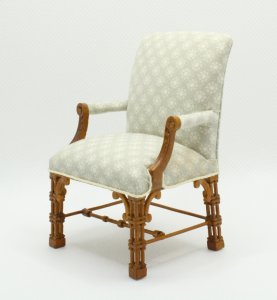 (image for) Miniature Chinese Chippendale Arm Chair