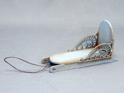 (image for) Miniature Blue Sled by K Kuti Designs