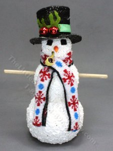 (image for) Miniature Snowman for Dollhouses by Alice Zinn