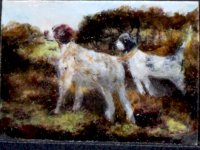 (image for) Miniature "Birds in the Open" Replica Painting by Larry Morganti