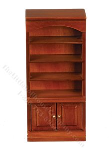 (image for) Miniature Walnut Bathroom Cupboard for Dollhouses