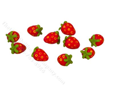 (image for) Miniature Strawberry for Dollhouses (1pc)