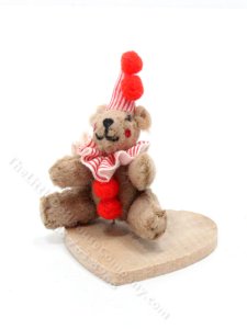 (image for) Miniature Clown Bear for Dollhouses