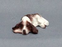 (image for) Miniature Basset Hound Dog For Dollhouses