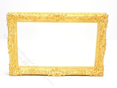 (image for) Dollhouse Scale Model Large Ornate Picture Frame