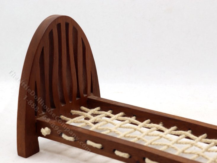 Miniature Medieval Rope Bed Frame for Dollhouses [MRR 0059] | The ...