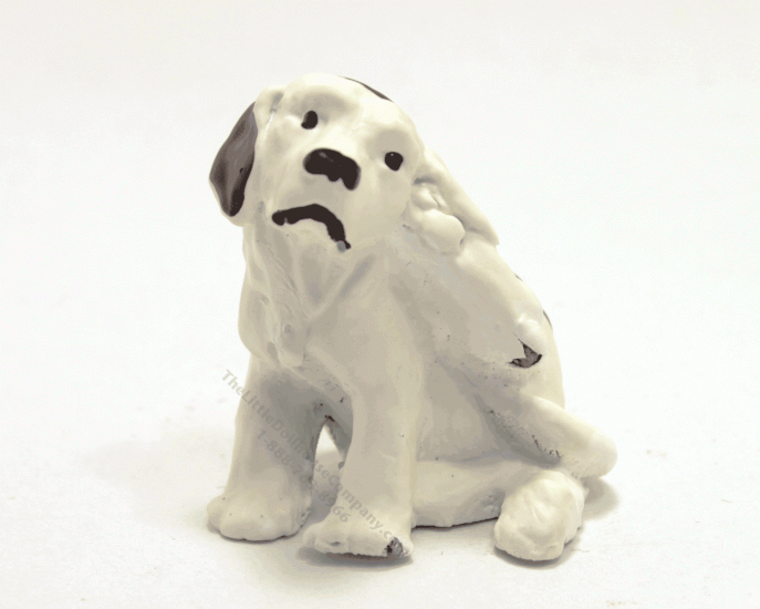 (image for) Dollhouse Scale Model Scratching Dog