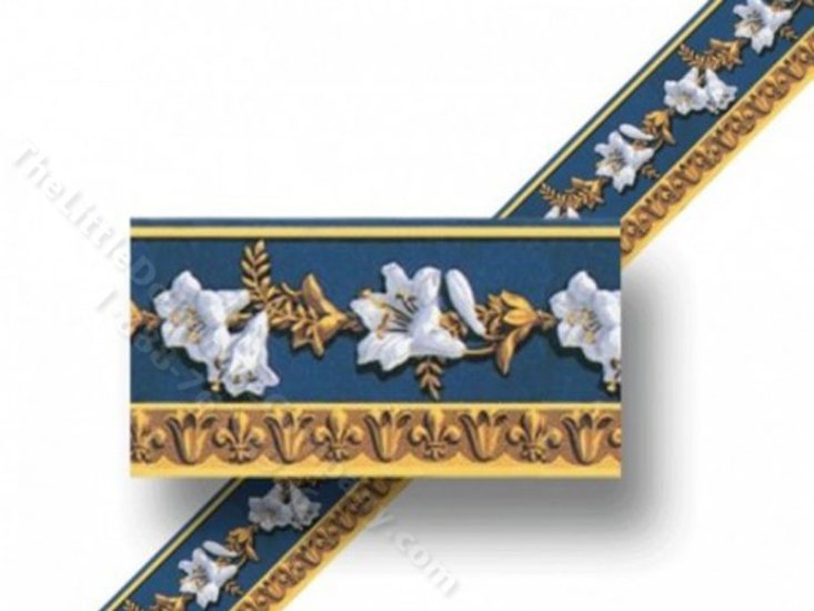 (image for) 1:24 Scale Dollhouse Wallpaper Border