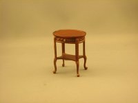 (image for) Round Side Table Mahogany