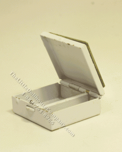 (image for) Miniature White Bathroom Medicine Cabinet With Mirror