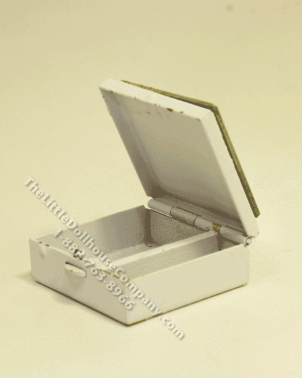 (image for) Miniature White Bathroom Medicine Cabinet With Mirror