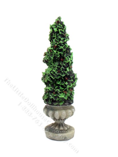(image for) Miniature 3" Spiral Topiary for Dollhouses