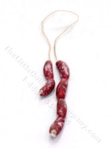 (image for) Miniature Sausage Links on a String by Charlotte Willmott
