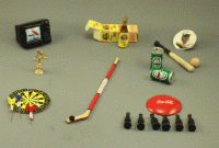 (image for) Dollhouse Miniature Sports/Game Room Accessories