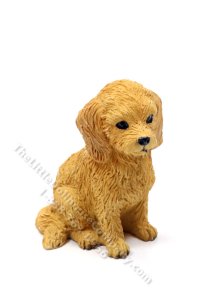 (image for) Miniature Goldendoodle Dog for Dollhouses