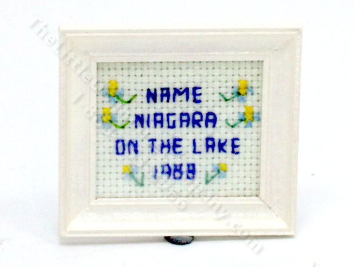 (image for) Miniature Commemorative N.A.M.E. Cross Stitch