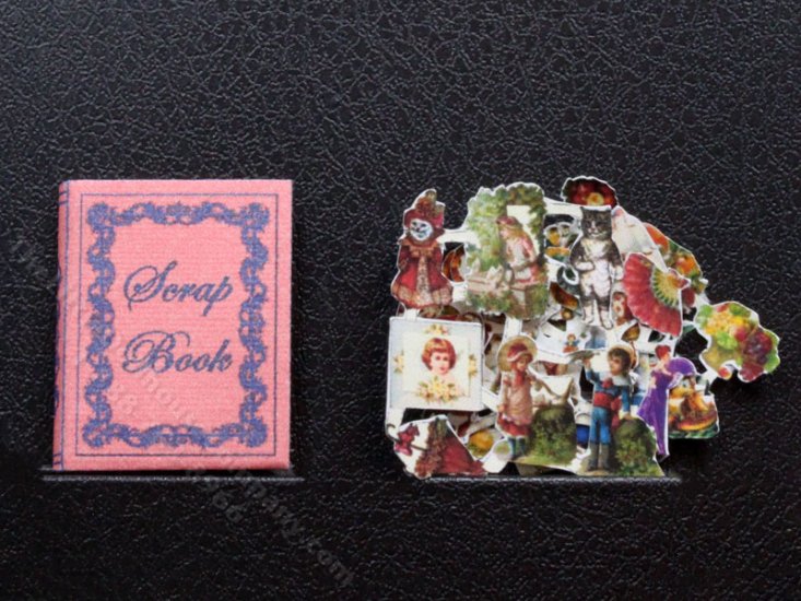 (image for) Miniature Scrapbook for Dollhouses