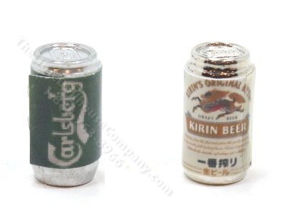 (image for) Miniature Can of Beer for Dollhouses (1/pk)