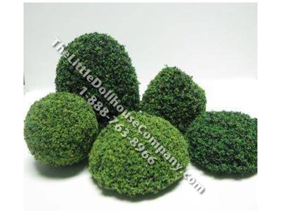 (image for) Miniature 3/4 Inch Variety pack Bushes for Dollhouses (4-5pcs)