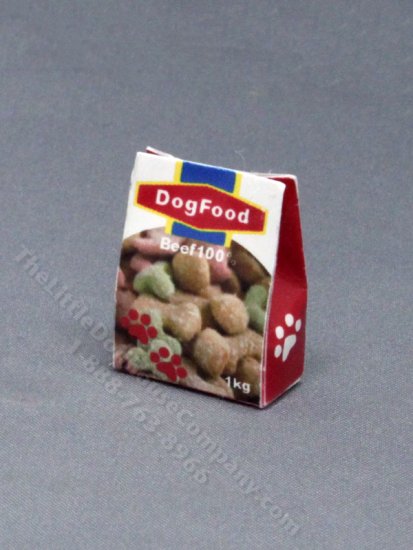 (image for) Miniature Dog Food Box for Dollhouses