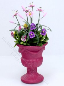(image for) Miniature Dressed Flower Urn, Mini Creations by Judy