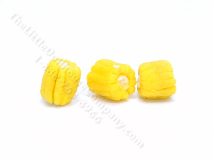 (image for) Miniature Chunks of Corn for Dollhouses (1pc)