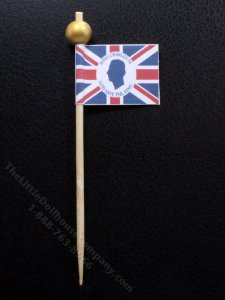 (image for) Miniature 2023 Coronation Flag for Dollhouses