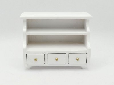 (image for) Miniature Shoe Rack Bench with 3 Drawers