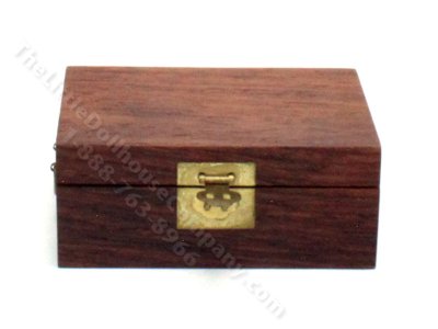 (image for) Miniature Handcrafted Rosewood Clothing Box
