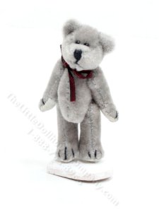 (image for) Miniature Grey Bear Pin by Boyds Bears