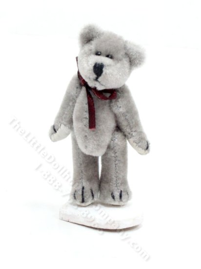 (image for) Miniature Grey Bear Pin by Boyds Bears