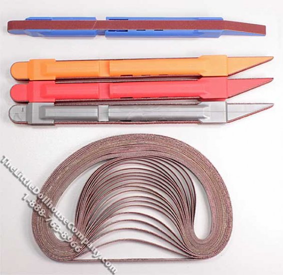 (image for) Standard Sanding Stick Kit with Spare Sanding Belts