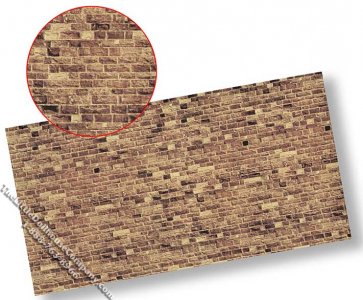 (image for) Dollhouse Scale Model Wallpaper Sandstone