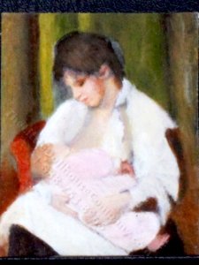 (image for) "Mother and Child" Replica Painting by Larry Morganti