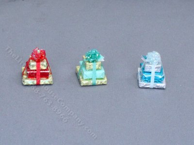 (image for) Half Scale Miniature Triple Present Stack By Cheryl Warder