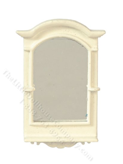 (image for) 1/2" Miniature French Provincial Mirror for Dollhouses