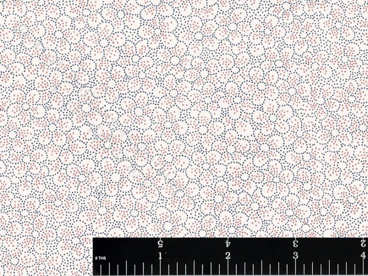 (image for) Dot Flowers Miniature Wallpaper for Dollhouses