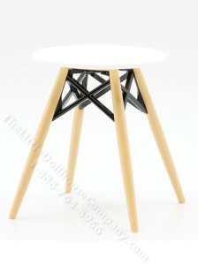 (image for) Miniature Eames-Style Table for Dollhouses - White