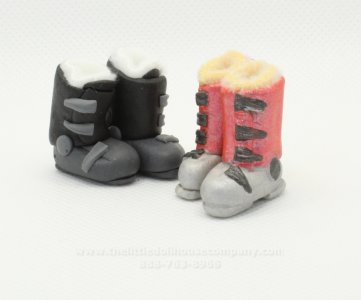 (image for) Miniature Pair of Ski Boots by Amy Robinson