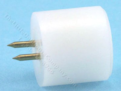(image for) Dollhouse Scale Model 12V Large White Pin Ceiling Globe
