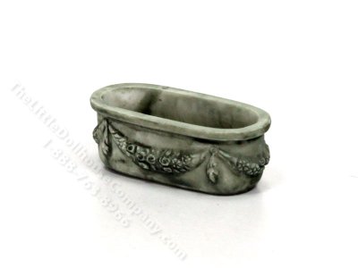(image for) Miniature Dark Green Flower Box Planter for Dollhouses