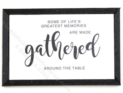 (image for) Miniature Framed 'Gathered' Board Print
