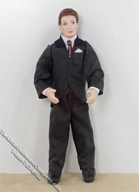 (image for) Brown Haired Man Wearing a Black Suit by Patsy Thomas