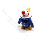 (image for) Miniature Wooden Clown Figurine
