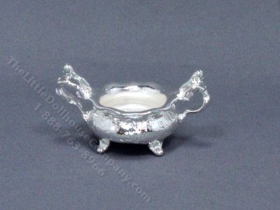 (image for) Miniature Silver Jardiniere for Dollhouses