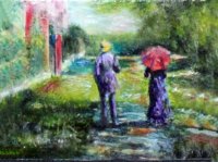 (image for) "Rising Road" Replica Painting by Larry Morganti