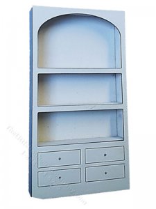 (image for) Miniature Bookcase with Drawers Kit