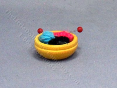 (image for) Miniature Knitting Bowl for Dollhouses