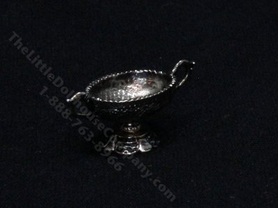 (image for) Miniature Silver Fruit Bowl for Dollhouses